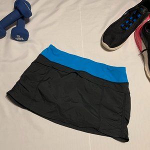 Lululemon Charcoal Skort 6